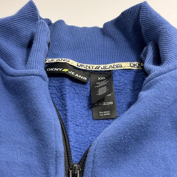 Dkny Jeans Blue Long Sleeve Sweatshirt Unisex Adult Men's Size XL VTG Crewneck - Picture 4 of 6